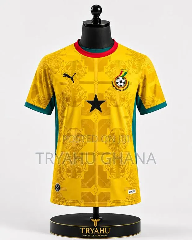 Ghana Black Stars 2026 Jersey – World Cup Football Shirt-tryahu Price · Photo 1