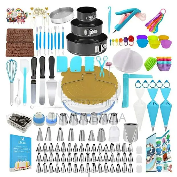 512-Piece Cake Decorating Set in a Box
+ Free 50-Page Ebook · Photo 1