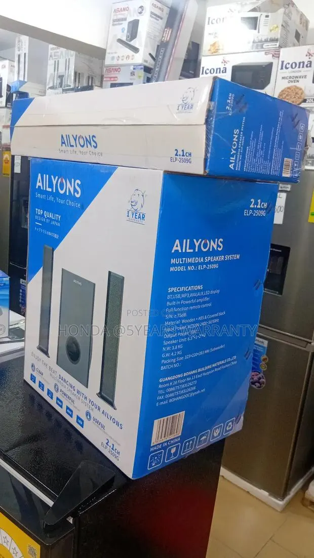 Ailyons Multimedia Speaker 2.1 – Premium Home Audio · Photo 1
