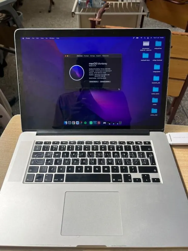 Laptop Apple MacBook Pro 2015 16GB Intel Core i7 HDD 512GB · Photo 1