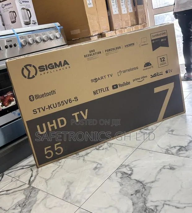 Uhd Led Sigma 55 Inch Smart Frameless Digital Satellite Tv · Photo 1