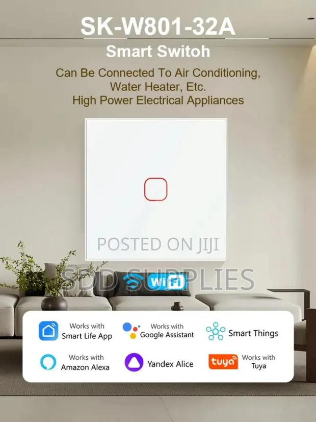 Smart Wifi Ac Air Conditioner/ Water Heater Switch 32a Zigbee · Photo 1