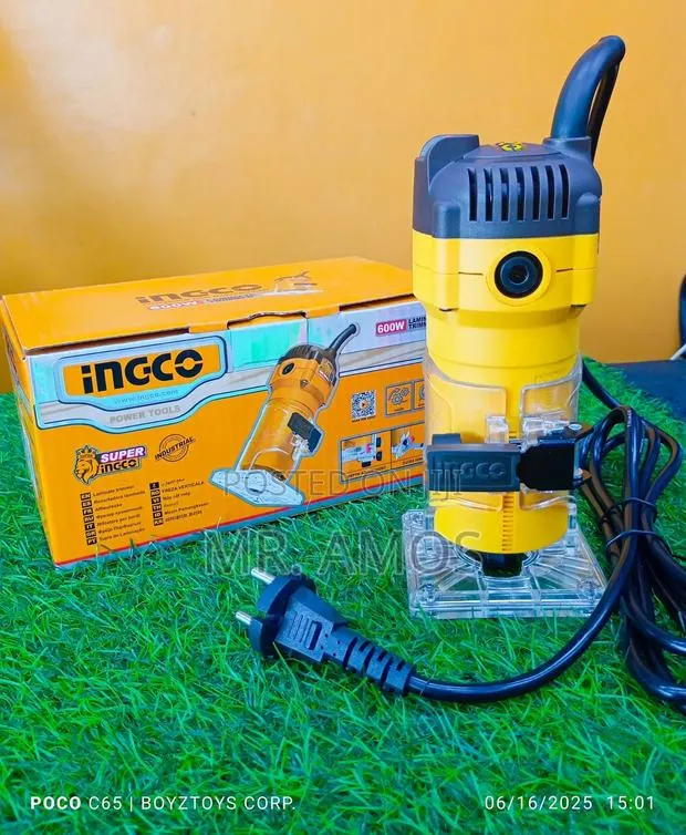 600 Watts Laminate Trimmer With 6pcs Accessories Set - Plm6001 · Photo 1