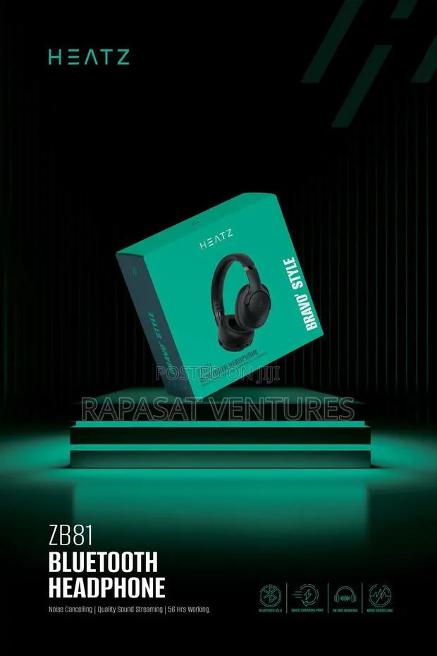 Heatz Bluetooth Headphone Zb81 · Photo 1