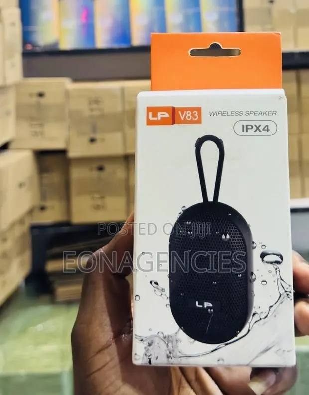 LP V83 Portable Wireless Bluetooth Speaker – IPX4 Water Resistant · Photo 1