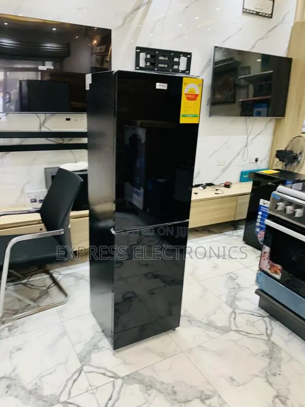 Ultra Modern Black Double Door Fridge Nasco Nasd2-24fl · Photo 1
