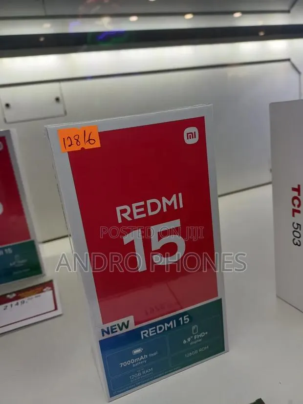 New Xiaomi Redmi 15 128 GB Black · Photo 1