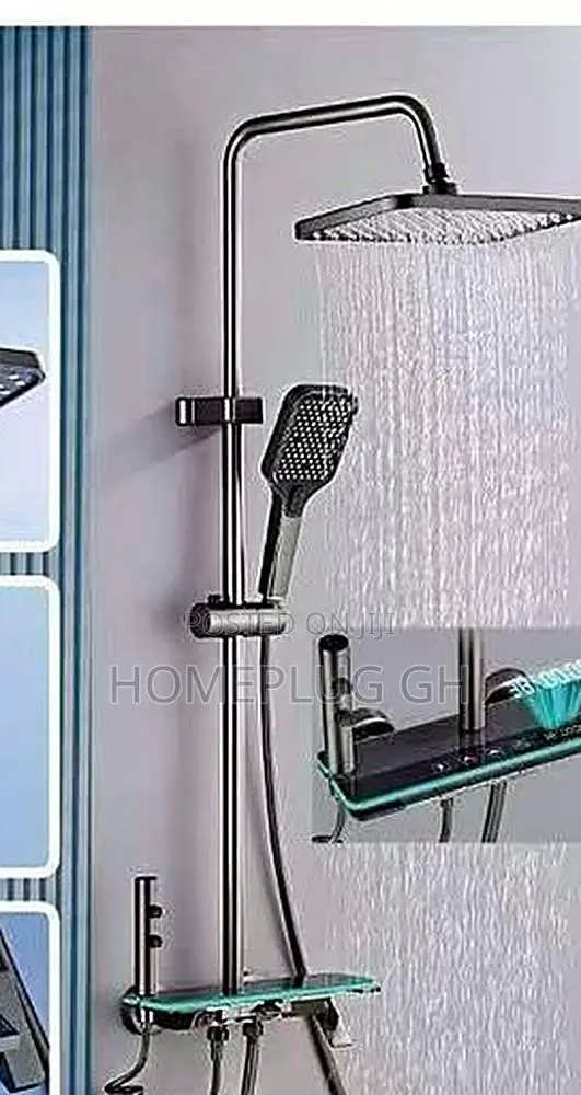 Shower Set – Gray (AL-018) · Photo 1