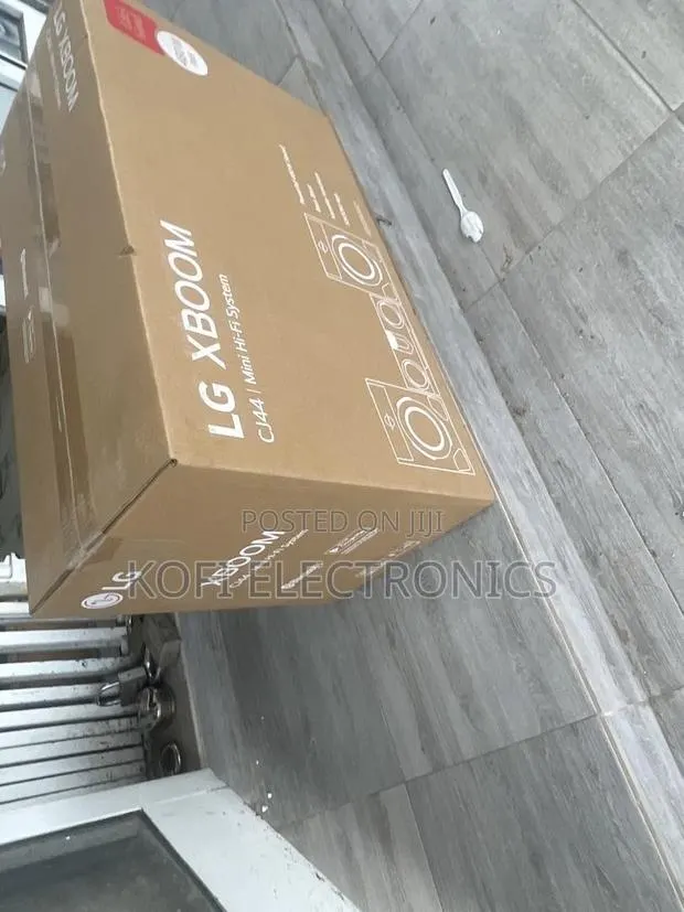 Lg Xboom Cj44 Dual Speaker Mini Hi-Fi Audio Setup · Photo 1