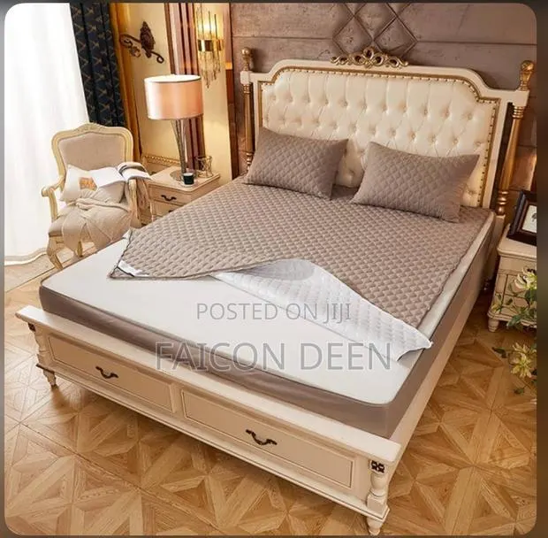 Premium Pure Cotton 360 Zipper Mattress Protector(Also in Diff Colors · Photo 1