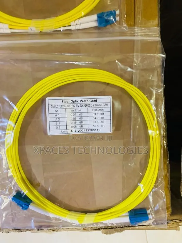 Fiber Optic Patch 3m LC/UPC-LC/UPC (Single-Mode Duplex) · Photo 1