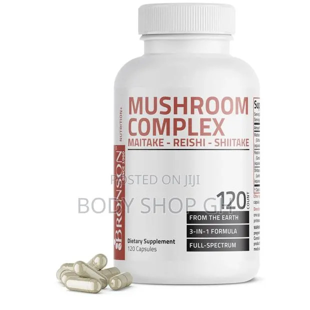 Bronson Full Spectrum Mushroom Complex - Maitake - Reishi - Shiitake · Photo 1