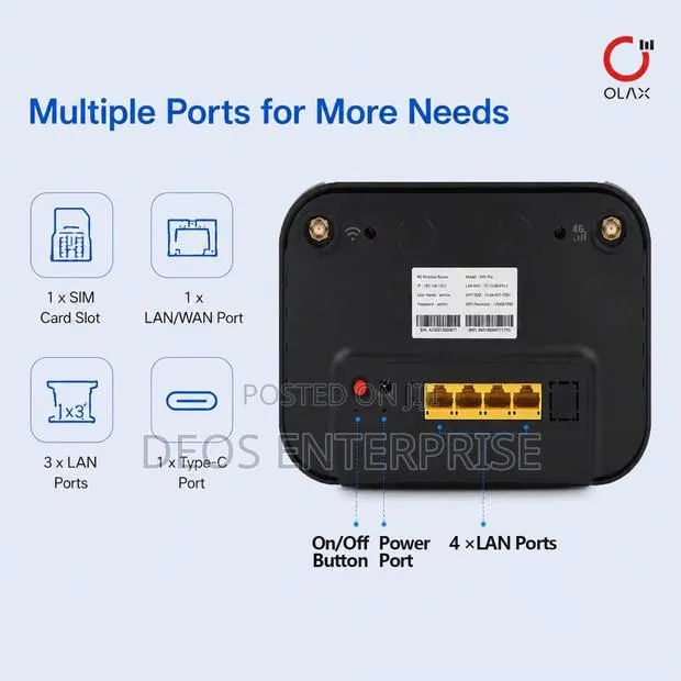 OLAX AX8 Pro Stable 4G Link · Photo 1