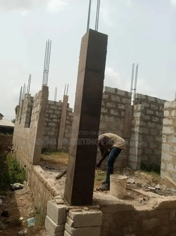 Uncompleted 3 Apartments With Storey Foundation Nsakina Manhean Accra · Photo 1
