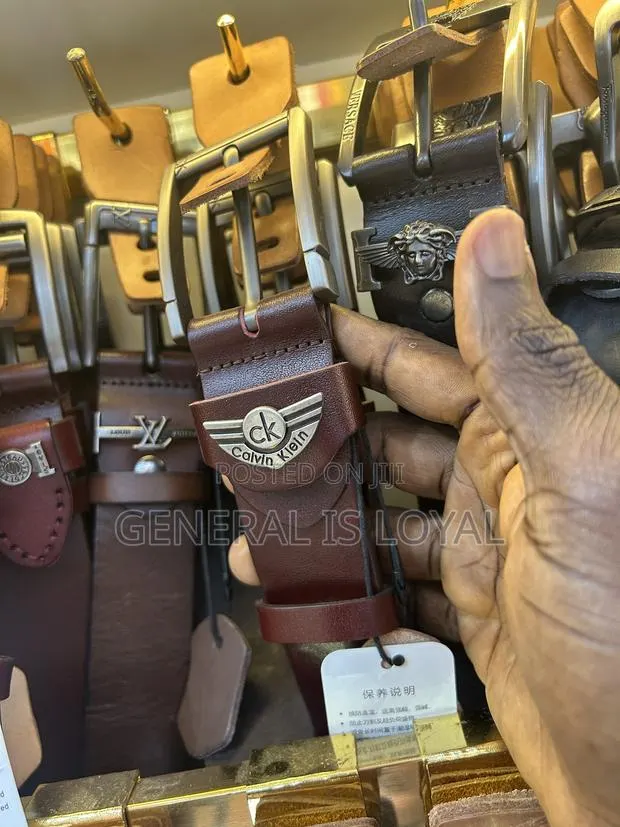 Dress Original Leather Brown , Coffee Men’s Belts · Photo 1