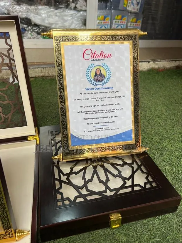 Plaques for Citations · Photo 1