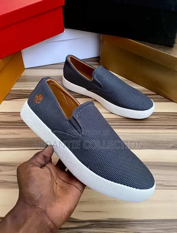 Timberland Material Grey/White Loafers · Photo 1