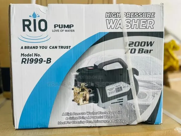 Heavy-Duty Rio Electric Pressure Washer 1.61-HP Water Pump · Photo 1