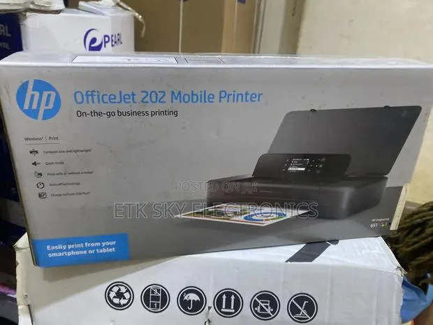 Inscribed Hp Officejet 202 Mobile 3in1 Wireless Printer · Photo 1