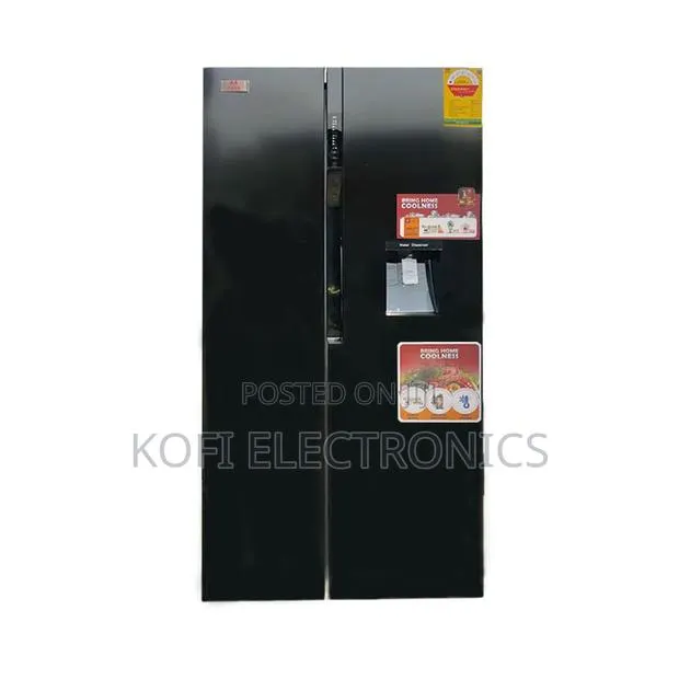 Zara Fridge Side by Side 527 Litres Net Black Water Dispenser · Photo 1