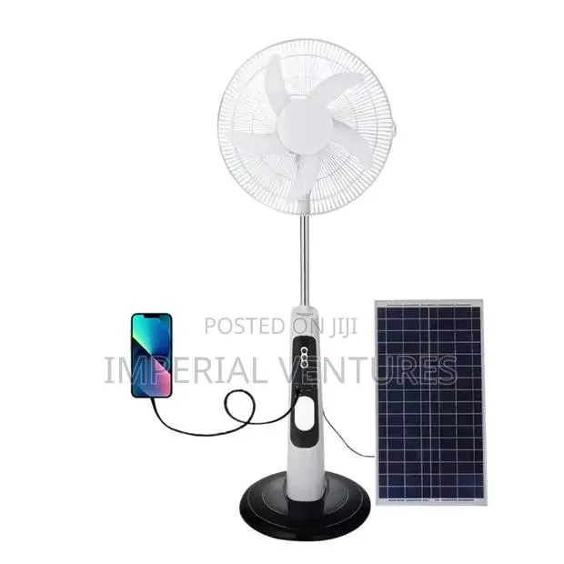 High Durable Solar Electricity Rechargeable Fan · Photo 1