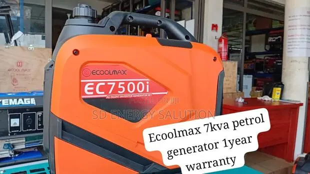 Ecoolmax 7kVA Petrol Generator – Energy Saving Generator · Photo 1