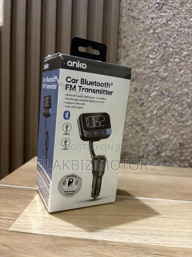 Original Anko Car Bluetooth FM Transmitter & Dual USB Charger · Photo 1