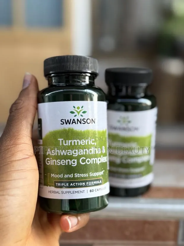 Swanson Turmeric, Ashwagandha Ginseng Complex · Photo 1