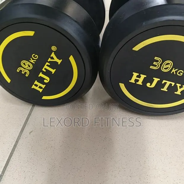 30kg Round Dumbbells Pair (60kg) · Photo 1