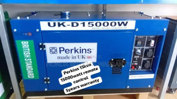 Silent Diesel Romte Control Perkins 15kva 15000wax Generator · Photo 1