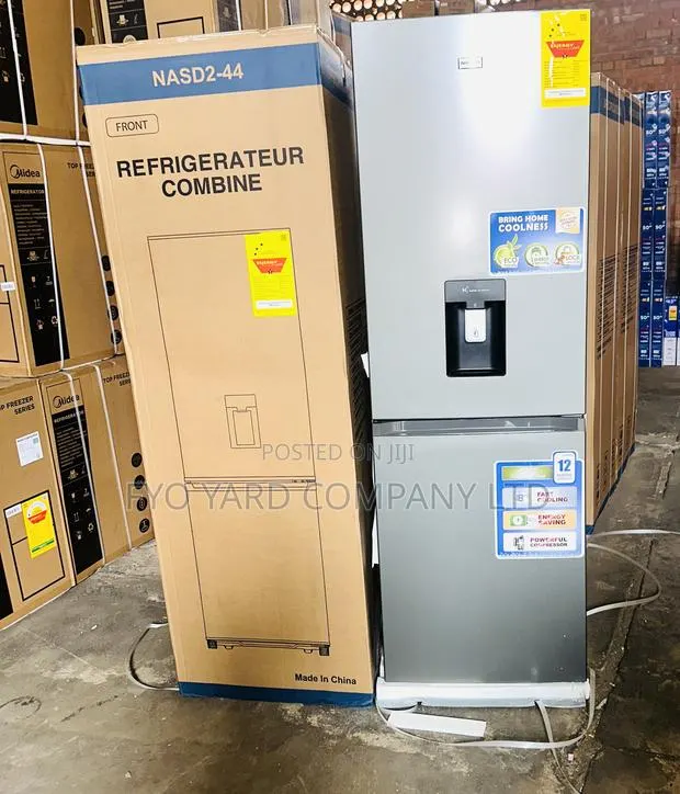 Highest Made Nasco 287liters Double Door Fridge + Water Dispenser · Photo 1