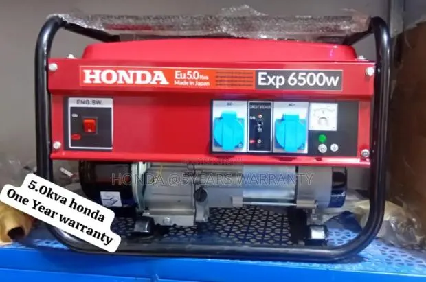 Generator Brands Compared Honda 5kva 6500watt Petrol 5kva · Photo 1