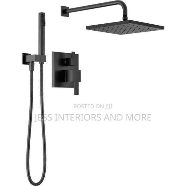 Delta Rain Shower Head With Handheld Spray, Shower Faucet Set · Photo 1
