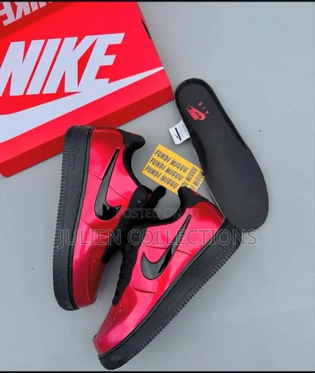 Nike Force 1 Foamposite Af1 Mirror Red · Photo 1