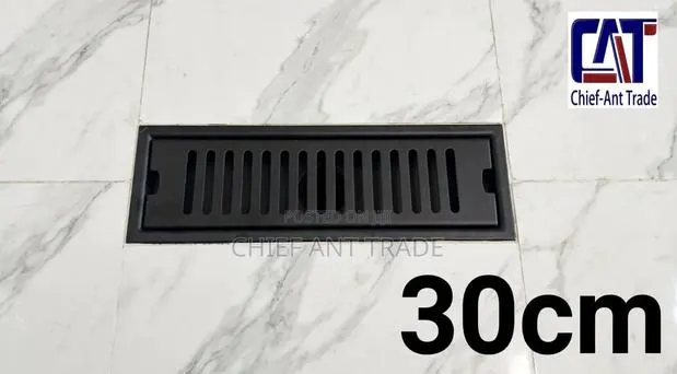 30cm Drain Black T620k-3