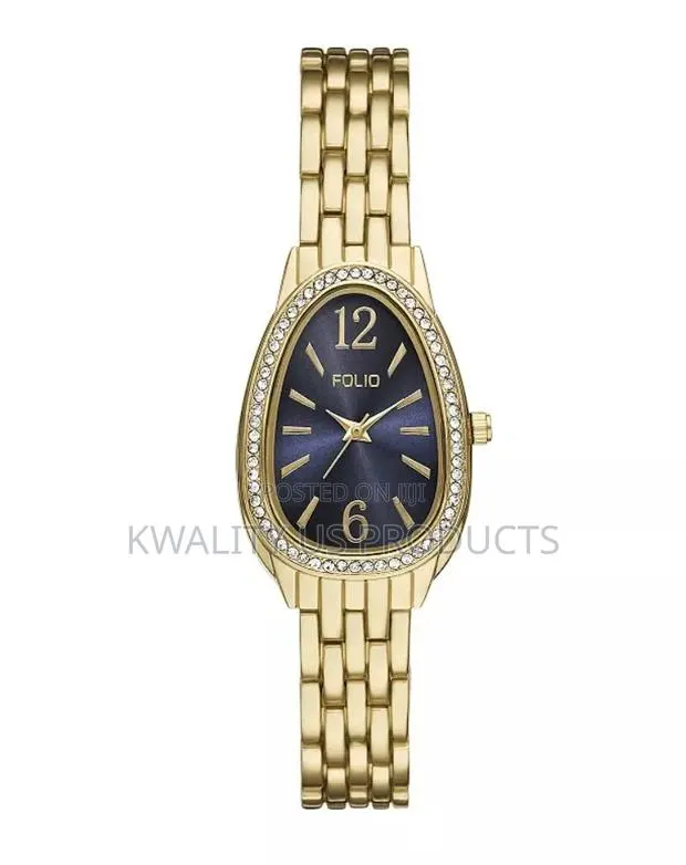 Folio Women's Gold-Tone Link Bracelet Watch · Photo 1