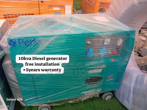 Powertron Perkins Diesel Generator 10kva Silent · Photo 1
