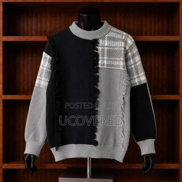 Colorblocked Knit Crewneck Pullovers · Photo 1