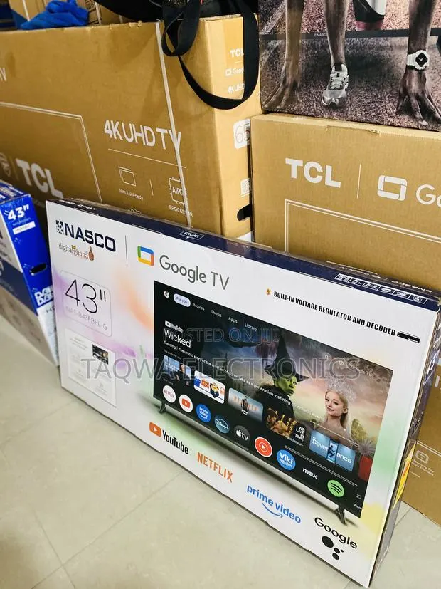 Featuring Slim Nasco 43 Inches Smart Google Tv · Photo 1