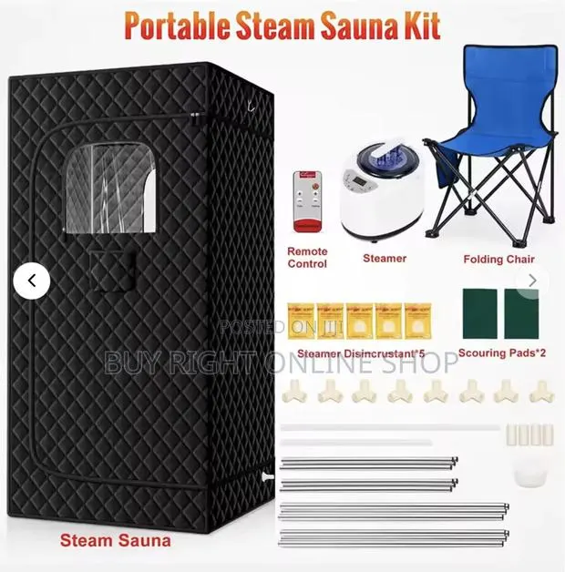 Portable Sauna Tent For Full Body Steam Bath(Slimming)- Black · Photo 1