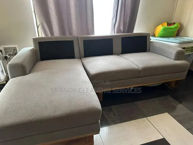 Sofa Cleaning + Free Polishing · Photo 1