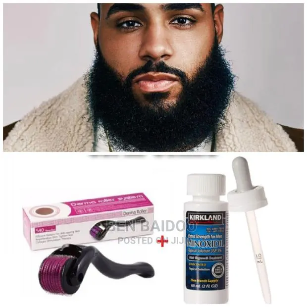 Kirkland Beard Oil and Derma Roller (Best Beard Combo) · Photo 1
