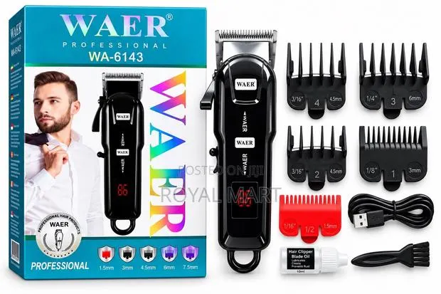 WAER Professional Hair Clipper – WA-6143 · Photo 1