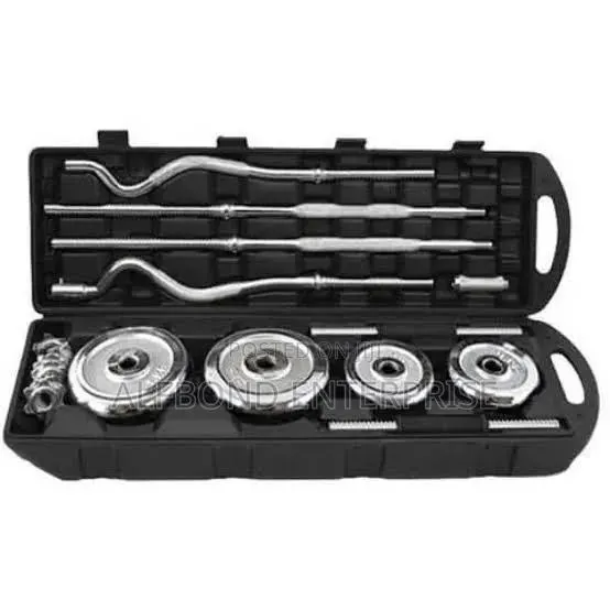 55kg Dumbbell Barbell in Case · Photo 1