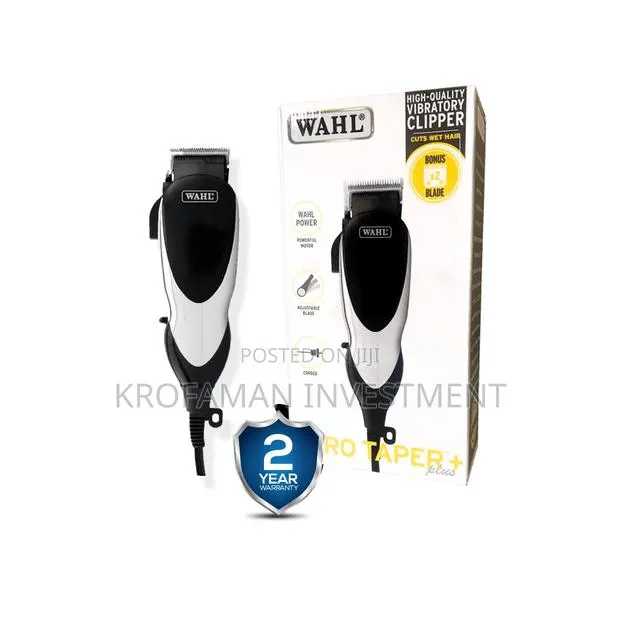 Wahl Afro Taper Plus Clipper – Black/White · Photo 1