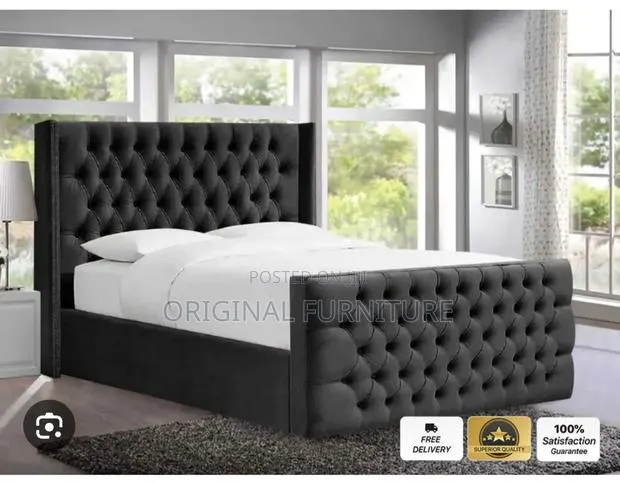 Foreign Double Bed Frame With Mattress · Photo 1