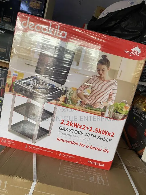 Standing Gas Stove With Storage Shelf · Photo 1