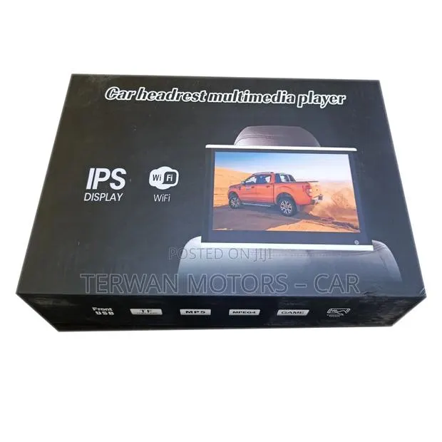 New Car Headrest Android Screen (12 Inches - Pair) · Photo 1