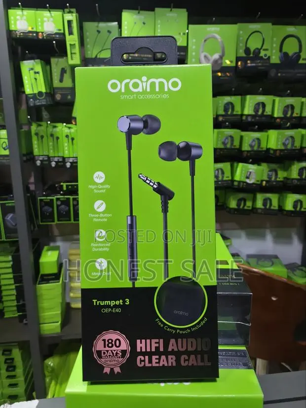 The Oraimo Trumpet 3 Wired Handfree · Photo 1