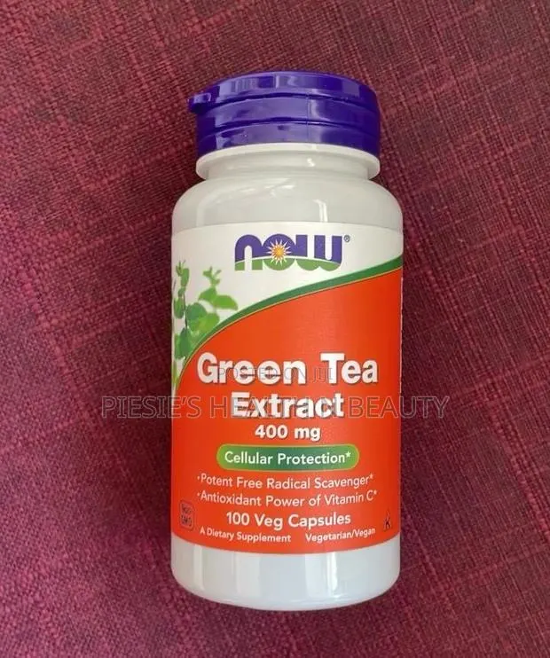 Now Foods Green Tea Extract 400 Mg Veg Capsules, 100s · Photo 1